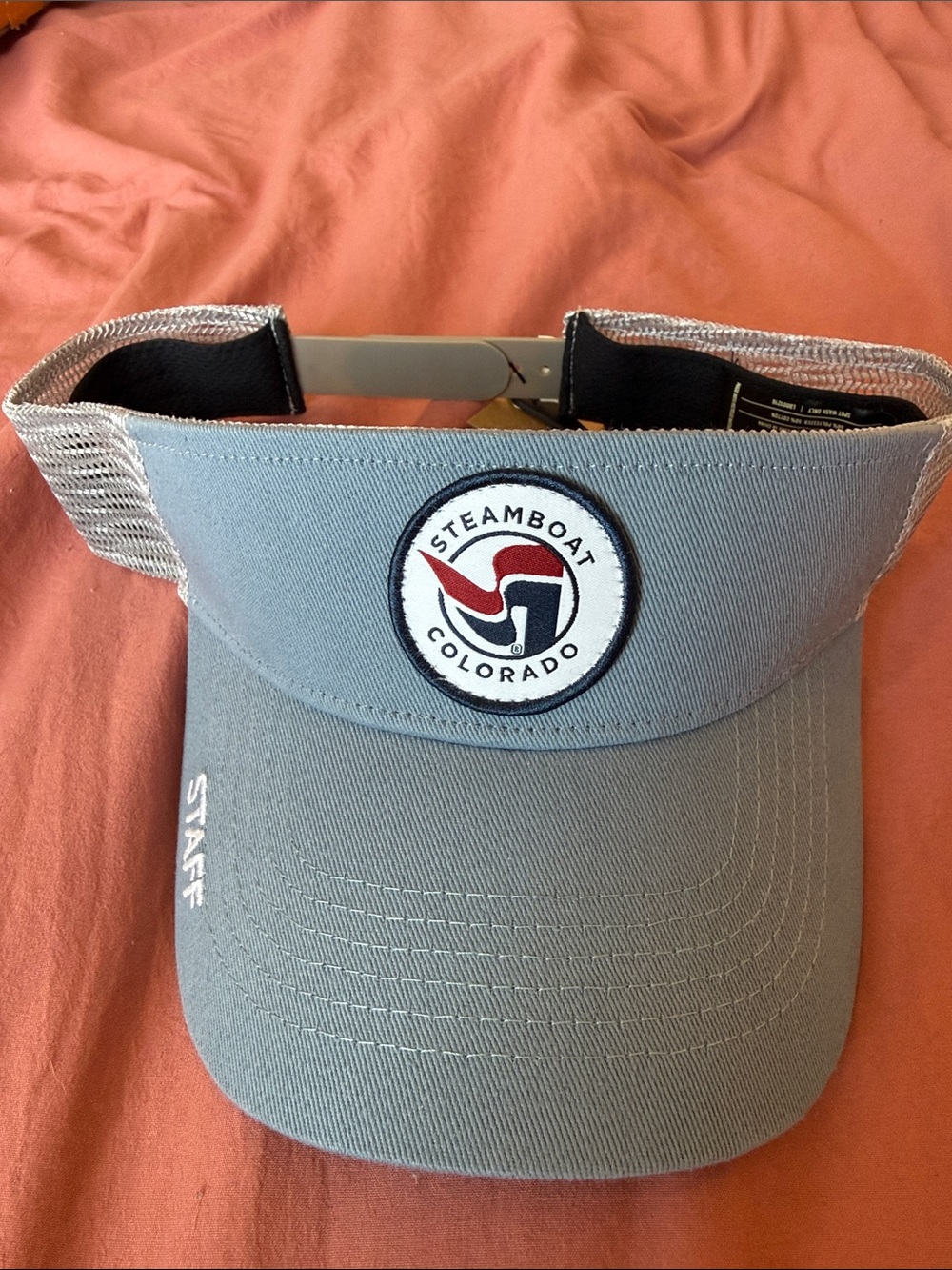 Steamboat Colorado Gray Staff Visor